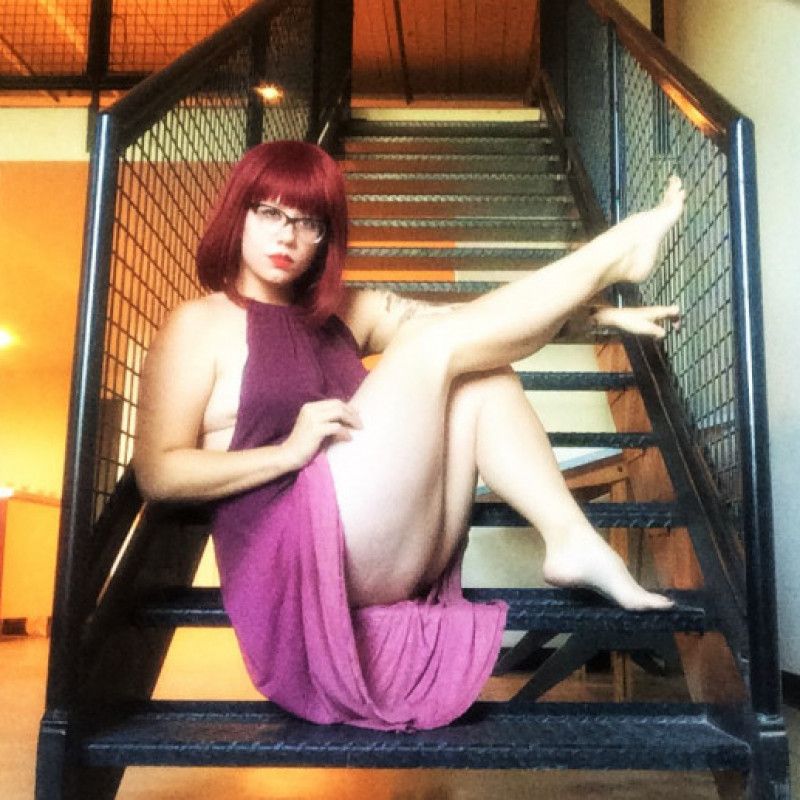 self shot Stair Photoset EXPLICIT