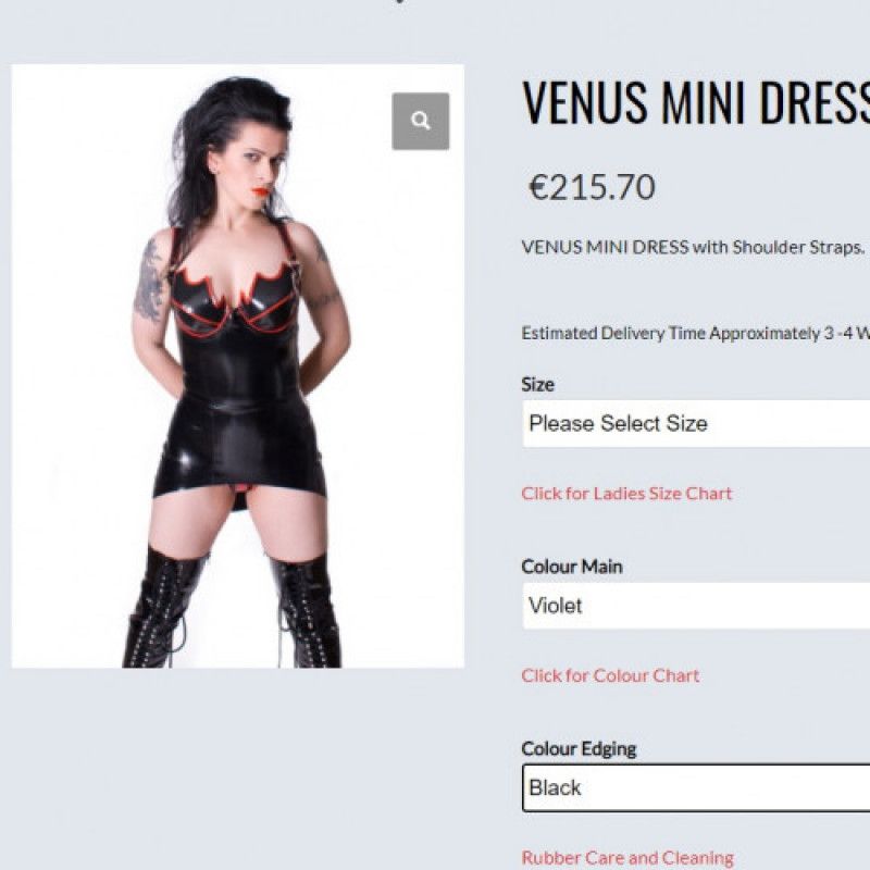 BUY ME this Latex Mini Dress