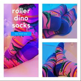 Roller Dino Socks