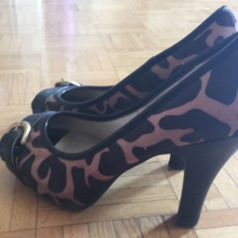 USED Leopard Print Heels