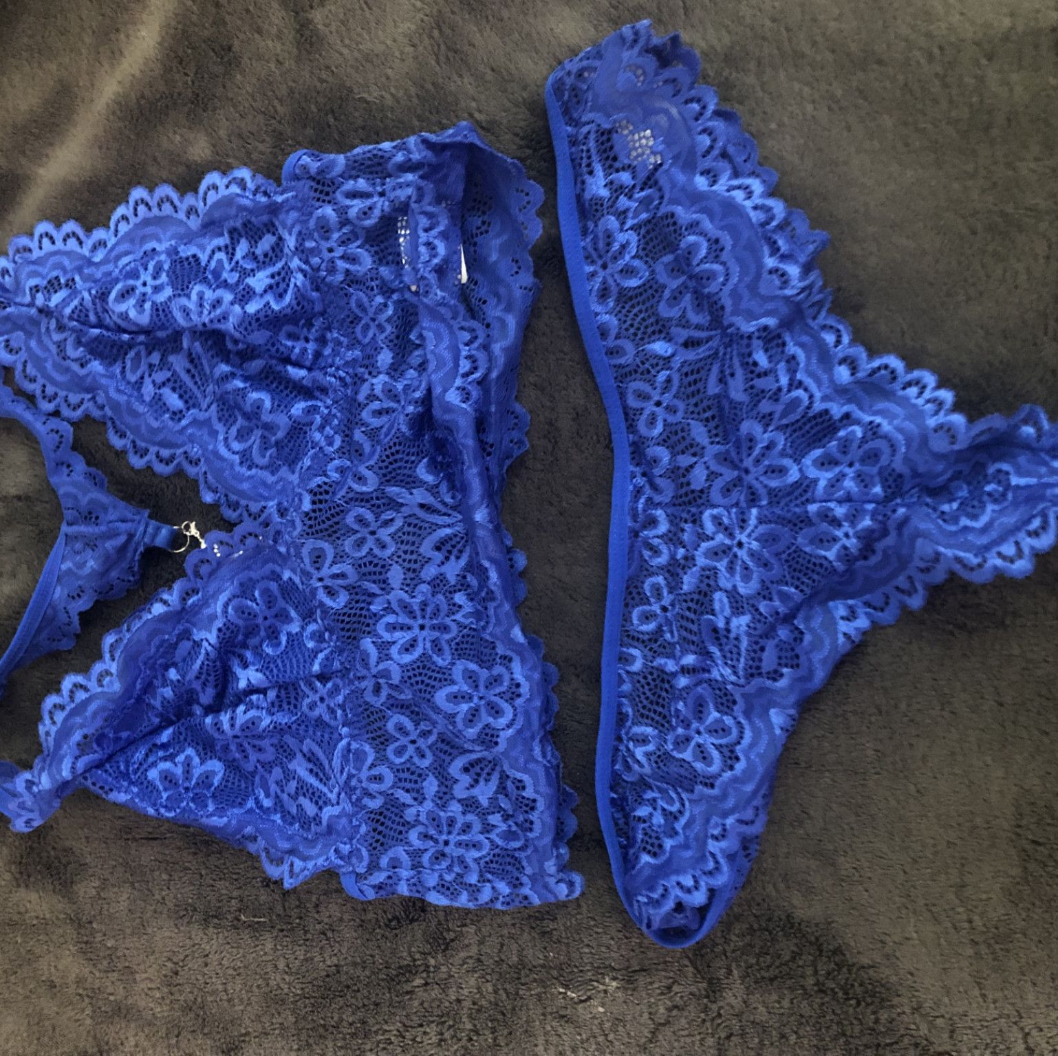 Blue Lace Lingerie