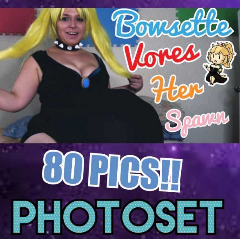 Bowsette Vores Her Spawn Photoset 80Pics