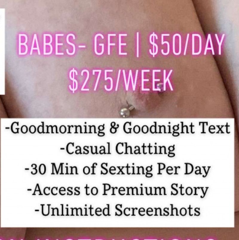 One Week GFE and Premium Snapchat