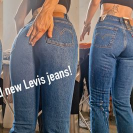 All 3 videos in 1! New Levis jeans wetting