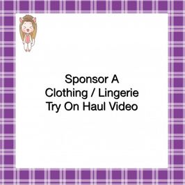 Sponsor a Clothing Try On Video