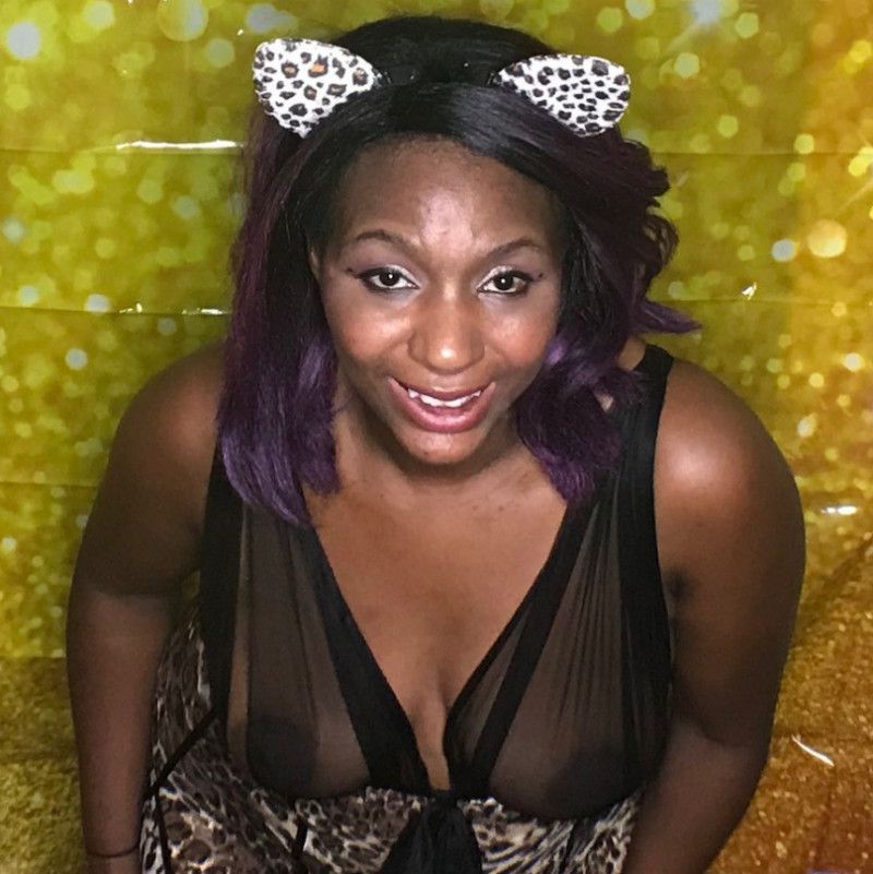 Leopard kitty play tease