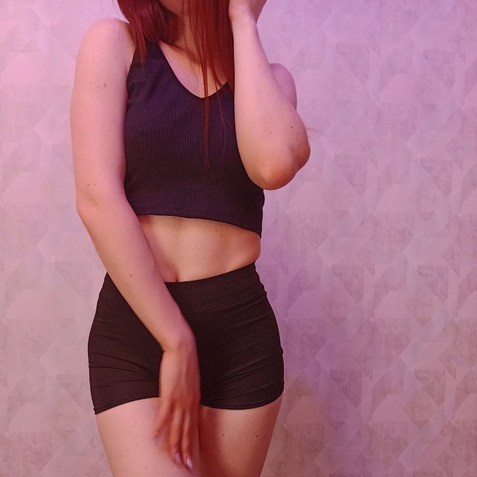 Black top and shorts photo set