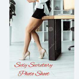 Sexy Secretary Photo Shoot