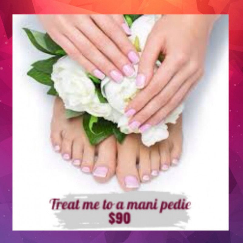 Treat me to a mani pedi