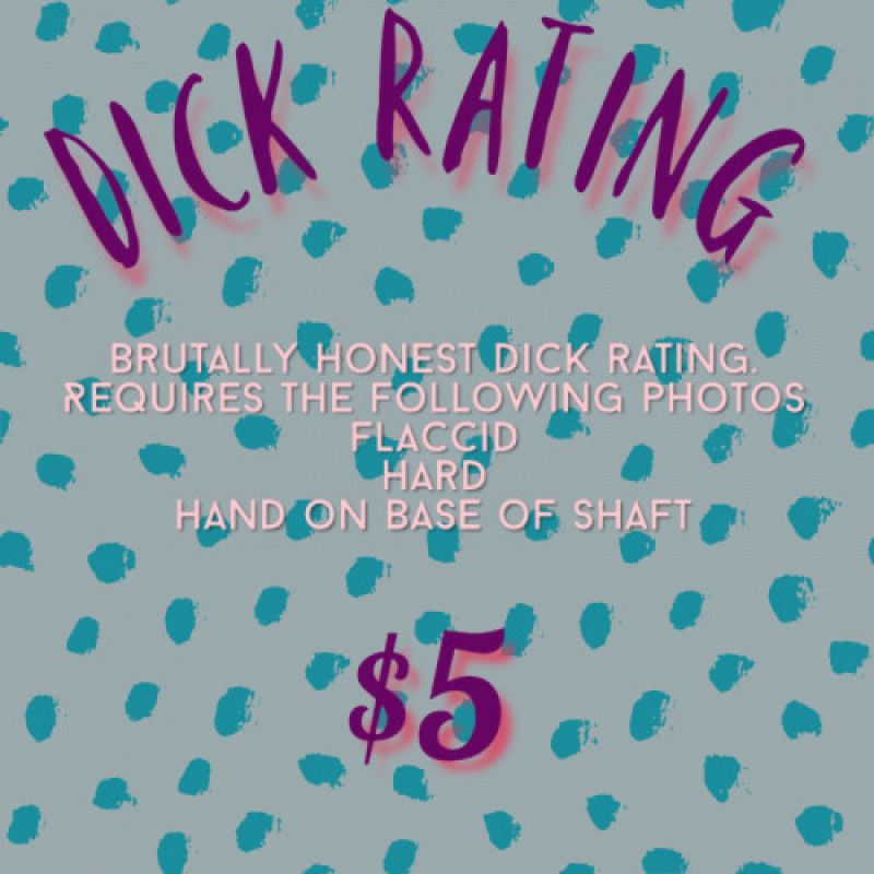 Brutally honest dick rating