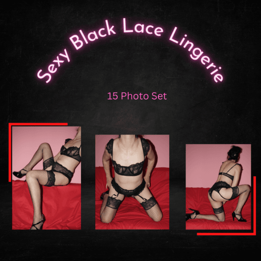 Sexy Black Lace Lingerie