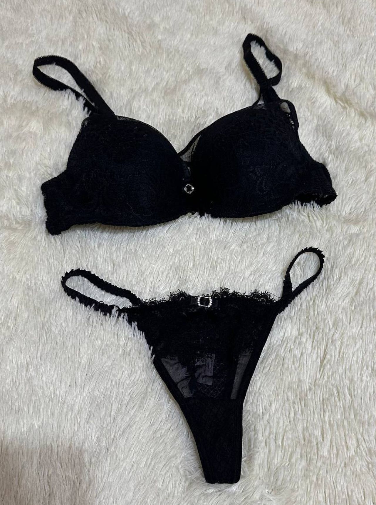 Black hot lingerie set