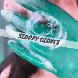 Long latex gloves