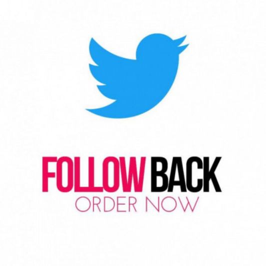 Follow back on twitter