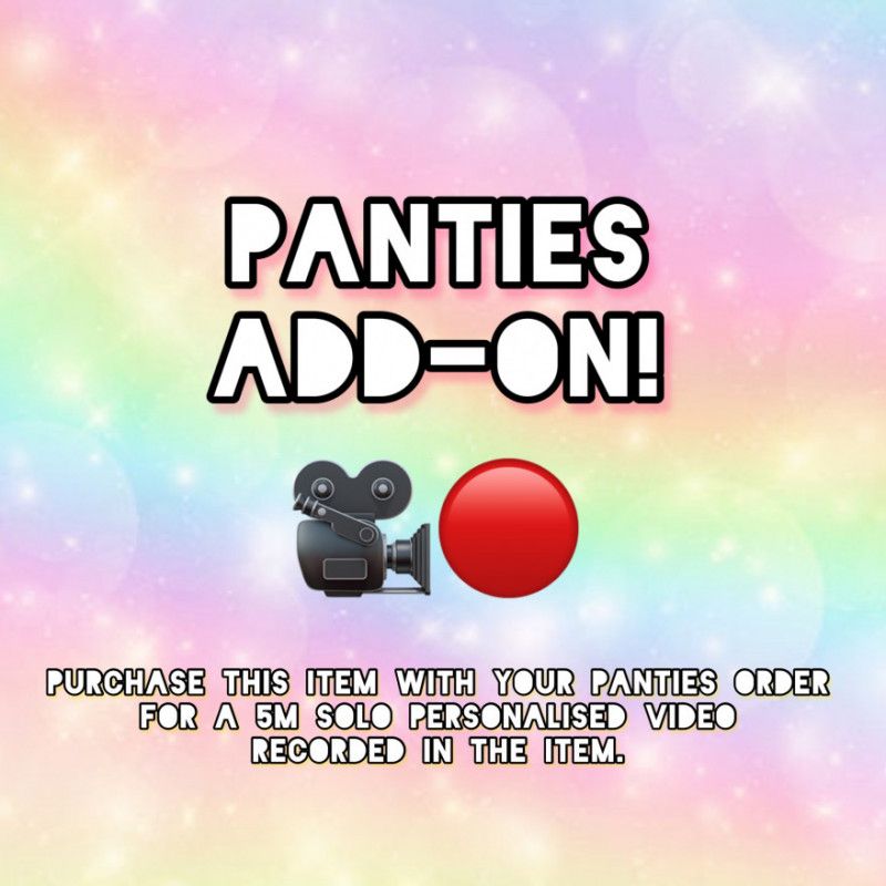 5m Video: Add On For Panties