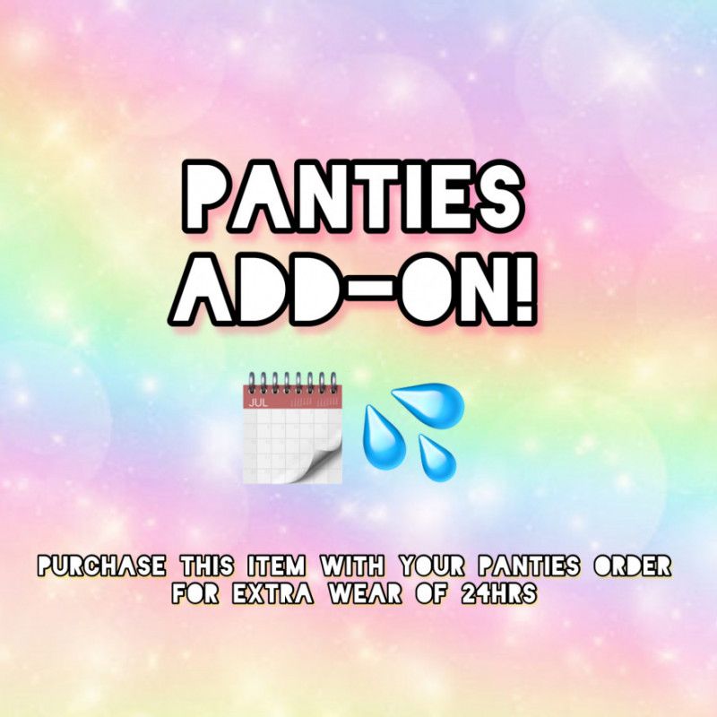 1 Day Extra Wear: Add On For Panties