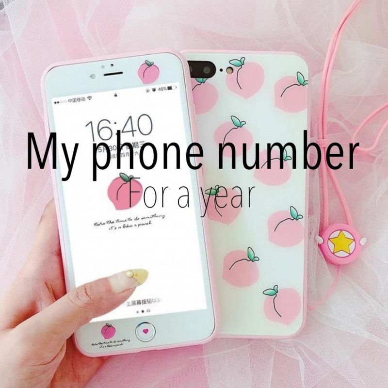 My phone number for a year