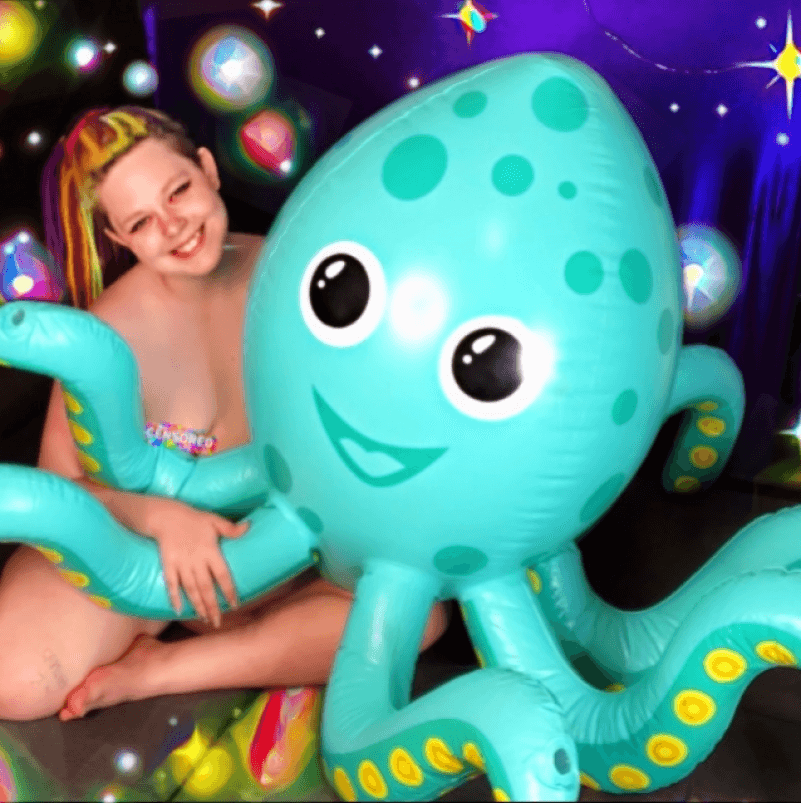 Giant Inflatable Octopus Sprinkler!