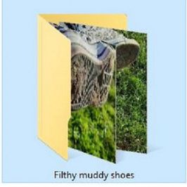 Filthy Muddy shoes