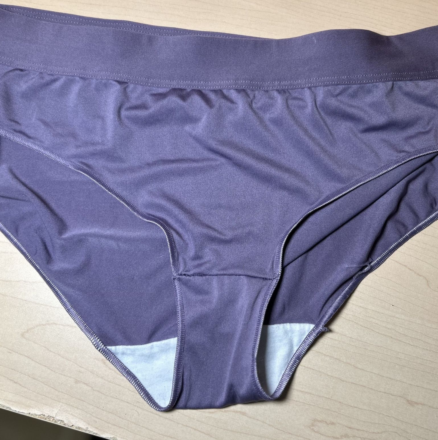 Purple shimmer panties