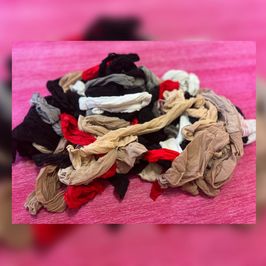 5 Pair Worn Damaged Hosiery Bundle