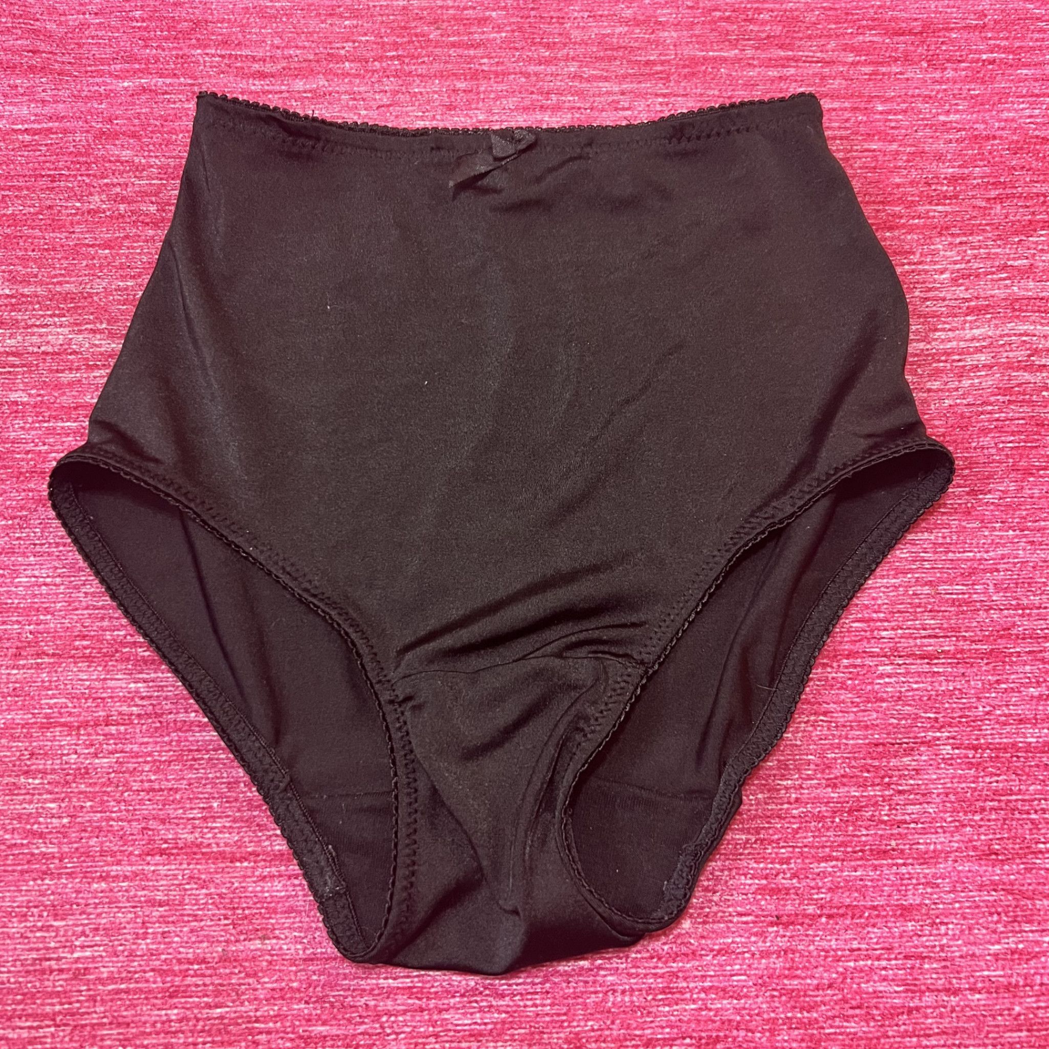 black high waisted panties