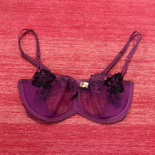 Sheer Purple Victorias Secret Bra 34DD