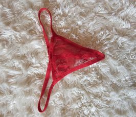 Red Lace Panties