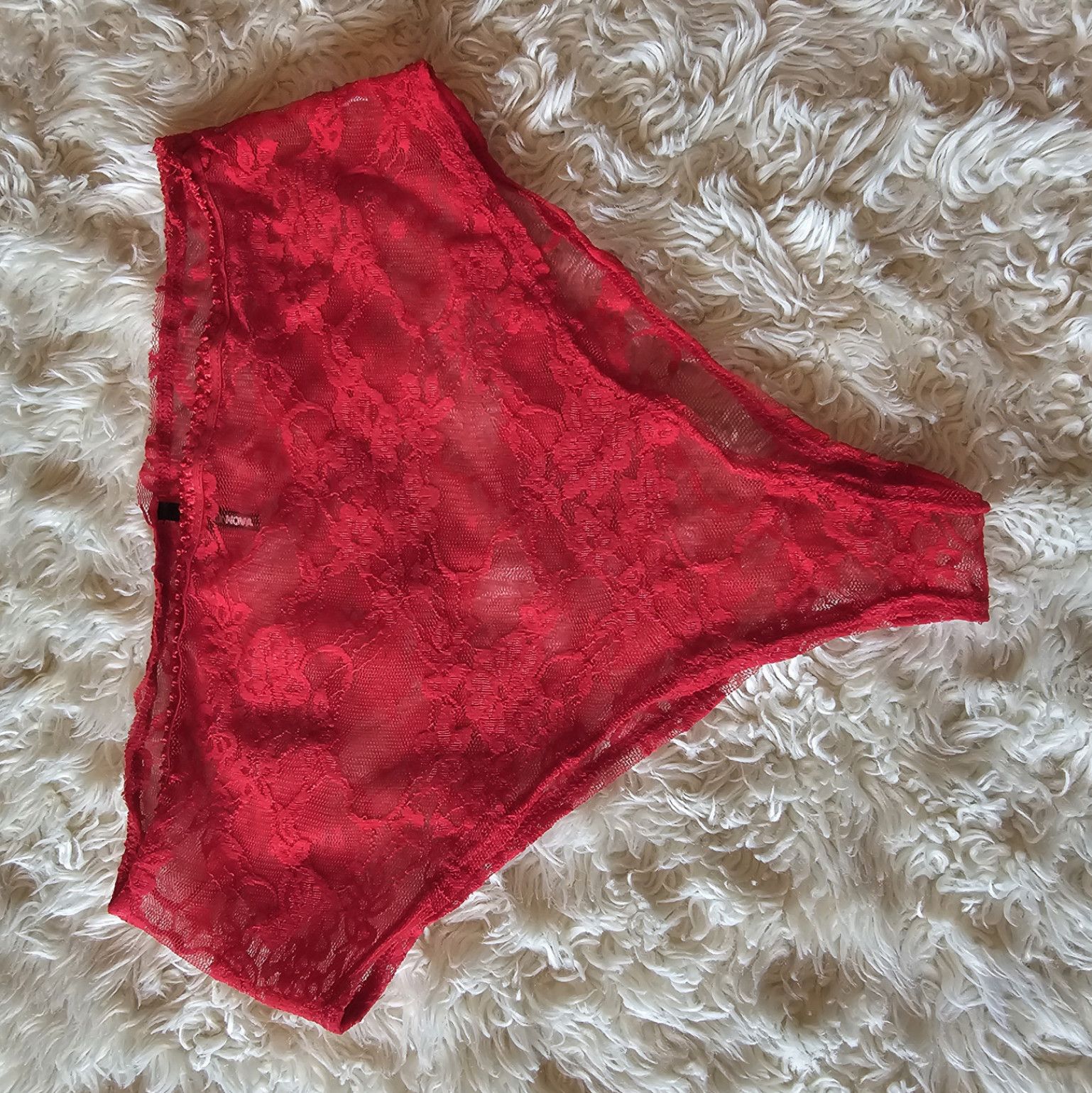 Red Lace Panties