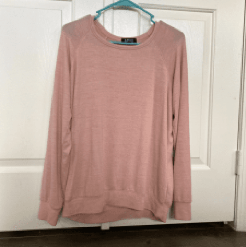 My Favorite Large and Soft Pink Sweater