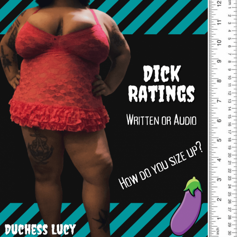 Written or Audio Dick Rating