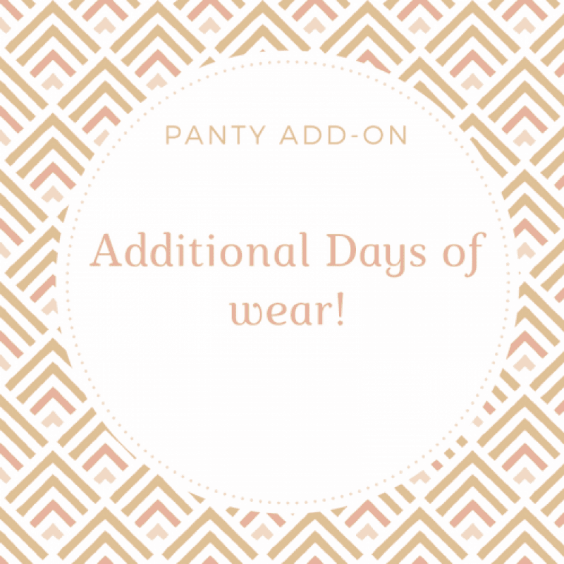 Panty Add On: Additional Days