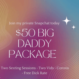 Snapchat big daddy package