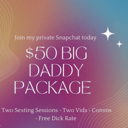 Snapchat big daddy package