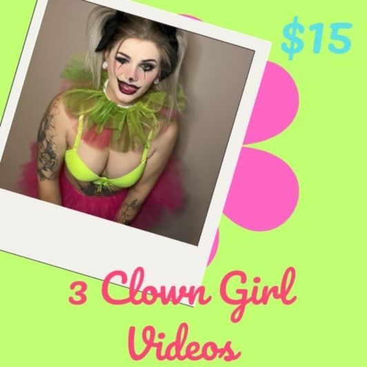 Three Clown Girl Videos