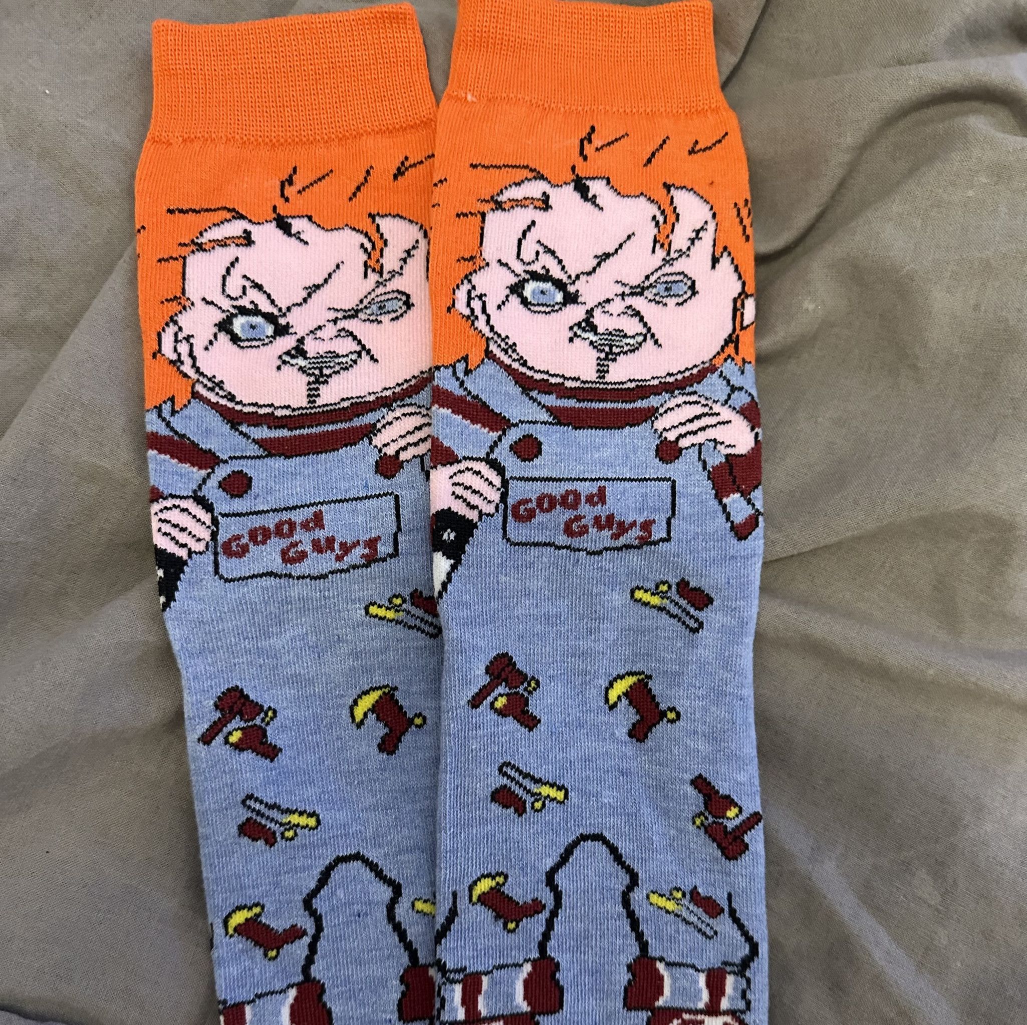 Worn Chucky socks