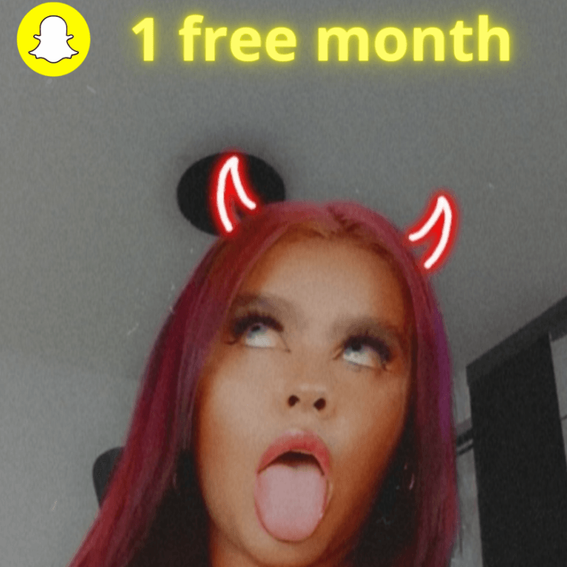 1 free month snapchat