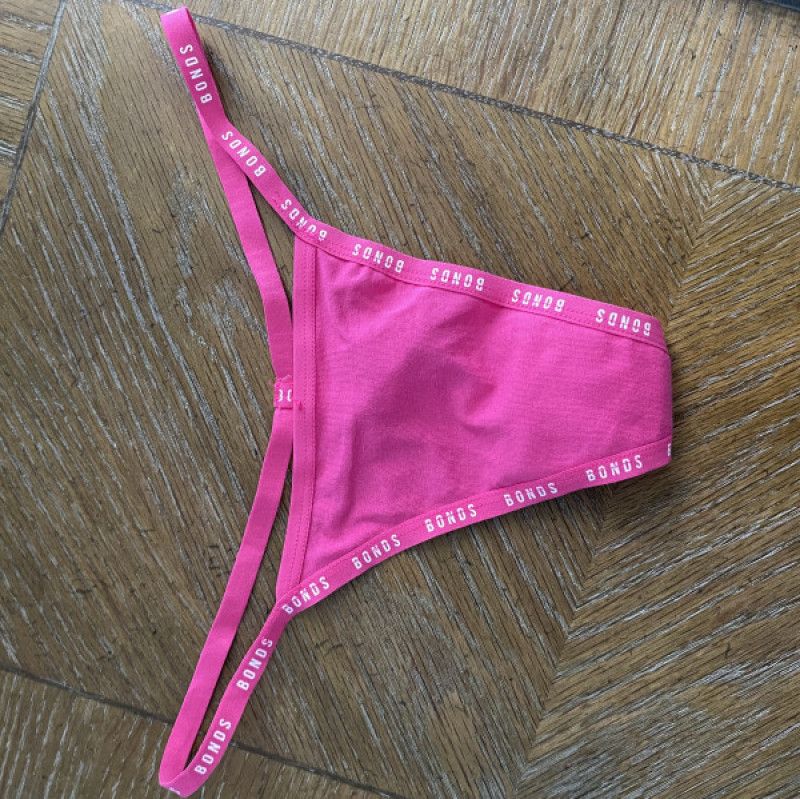 Pink Cotton G String