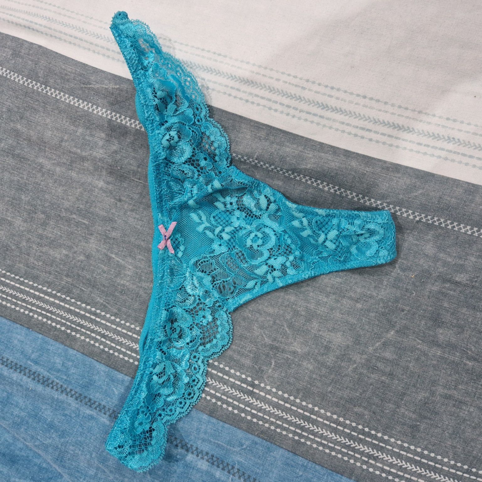 blue Lace thong