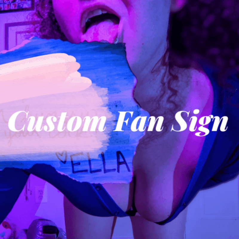 Custom Fan Sign With 15 Images