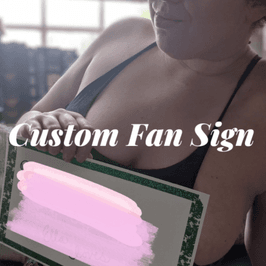 Custom Fan Sign With 5 Images