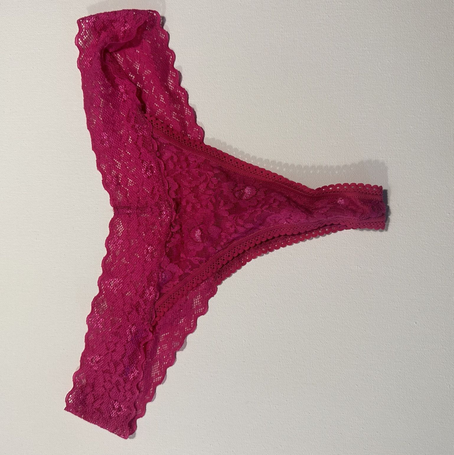 Pink Lace Underwear