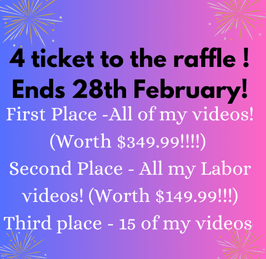 4 tickets to the raffle!