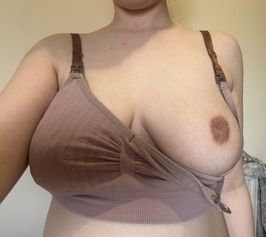 Very well worn nursing bra