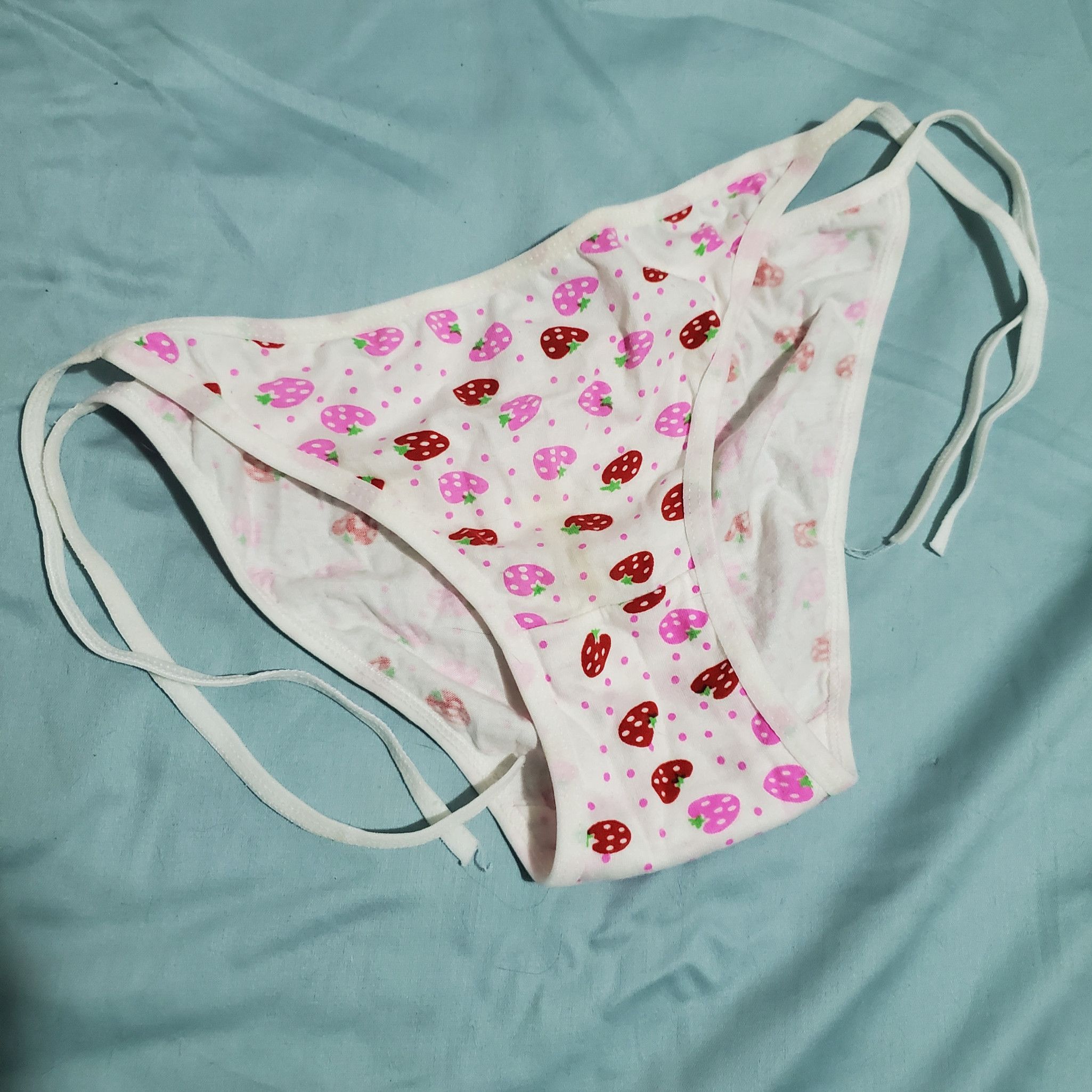 Strawberry Print Bikini Panties