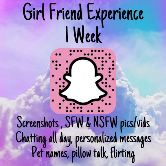 Girlfriend Experience 1 week