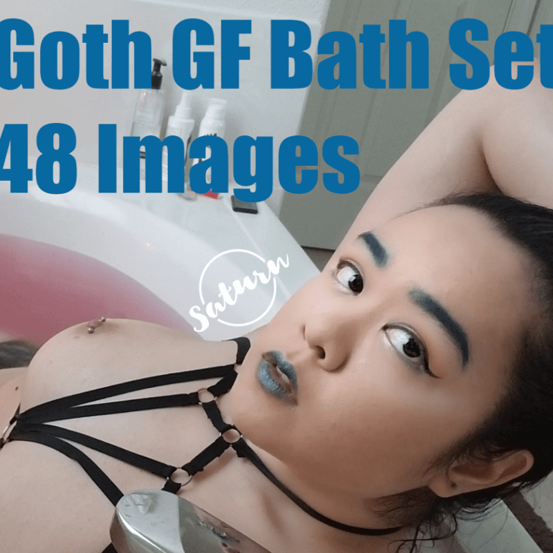 Goth Girlfriend Bath Photo Set