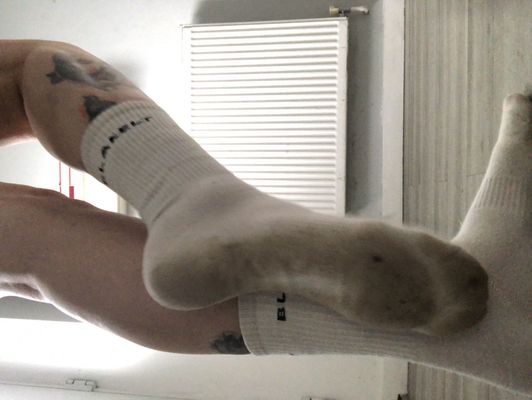 Blakely worn socks