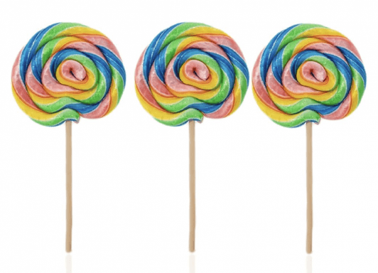 Sticky lollipops