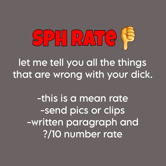SPH Rate